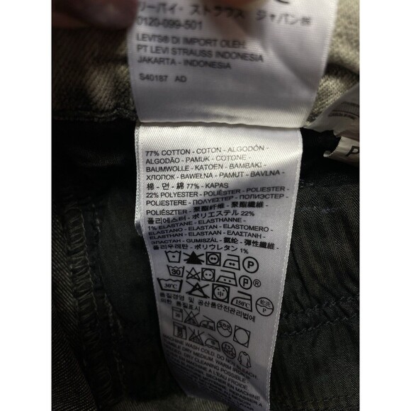 Levi’s Demi Curve ID Women’s Modern Rise Skinny Jeans Sz 28x34 Black Acid Wash - Picture 12 of 13